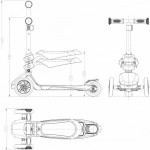 Skiro Kidz Motion 3IN RED